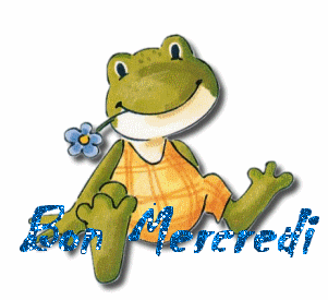 Gif animé Bon mercredi grenouille
